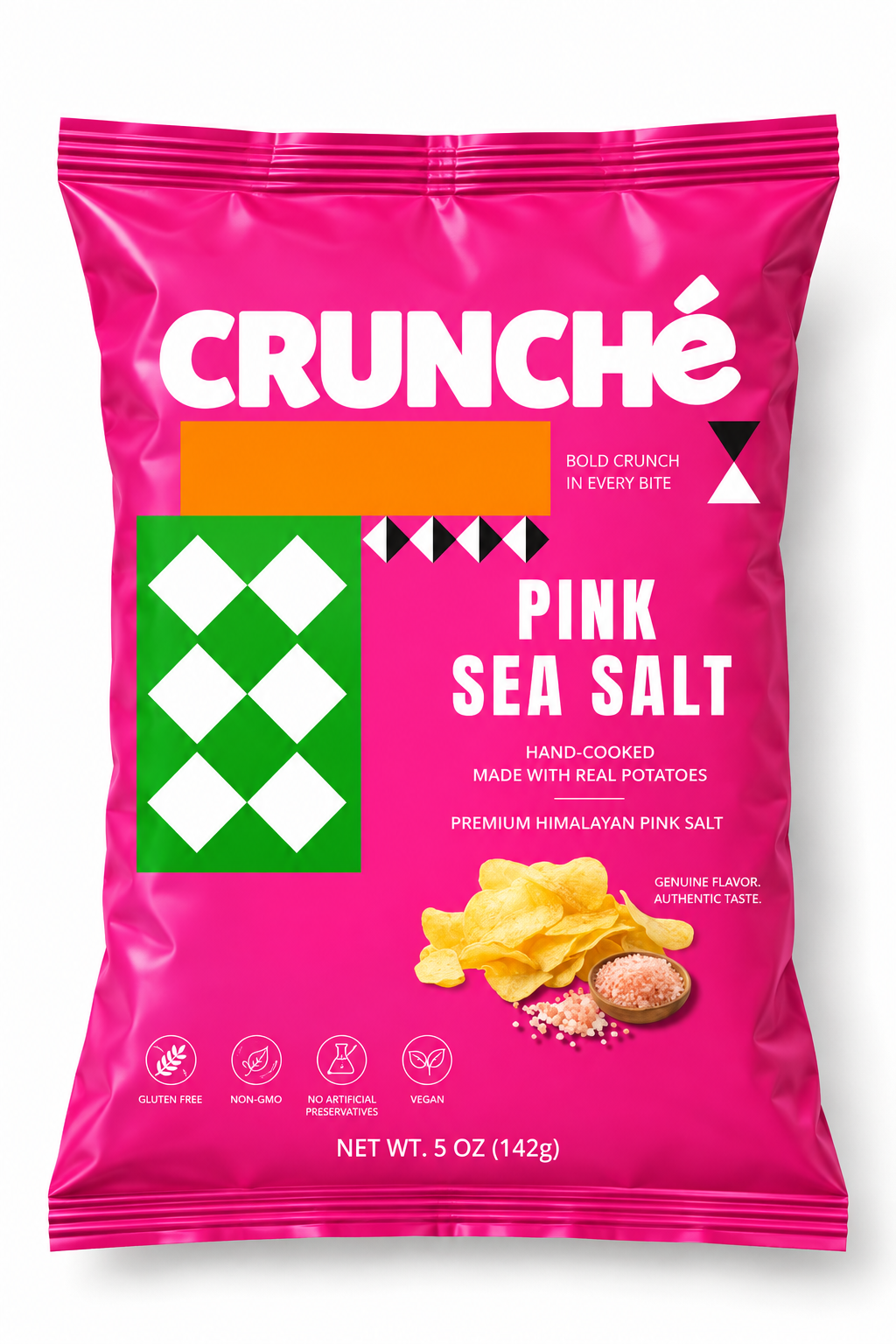 Potato Chips, Pink Sea Salt, 5oz
